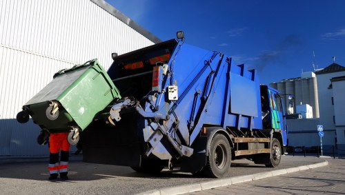 Professional team conducting office clearance in Oxford